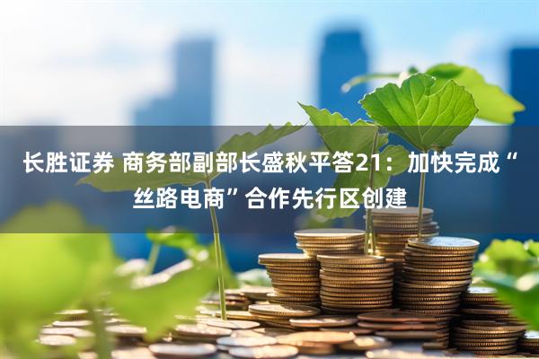 长胜证券 商务部副部长盛秋平答21：加快完成“丝路电商”合作先行区创建